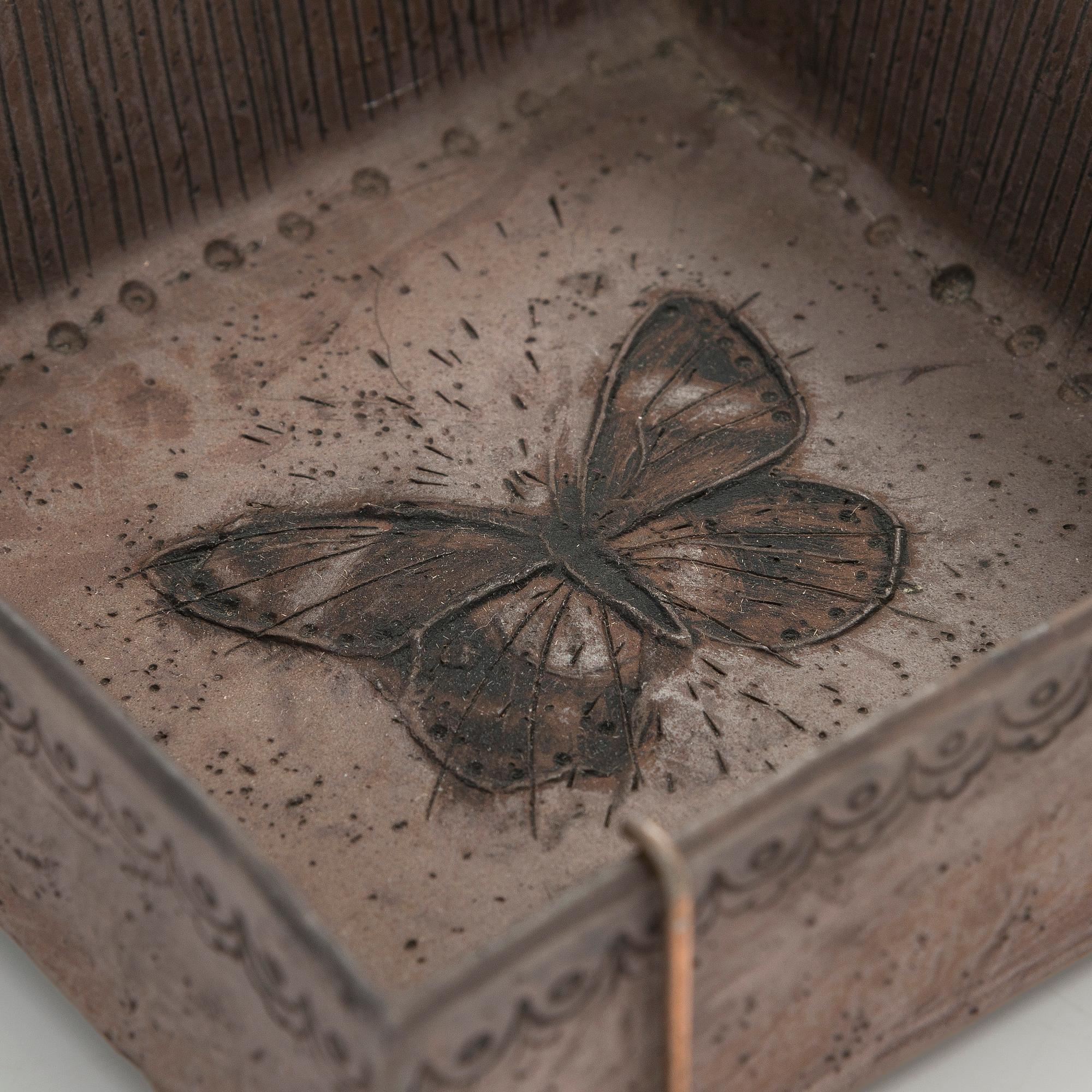 Rut Bryk, a stoneware wall relief, signed BRYK.