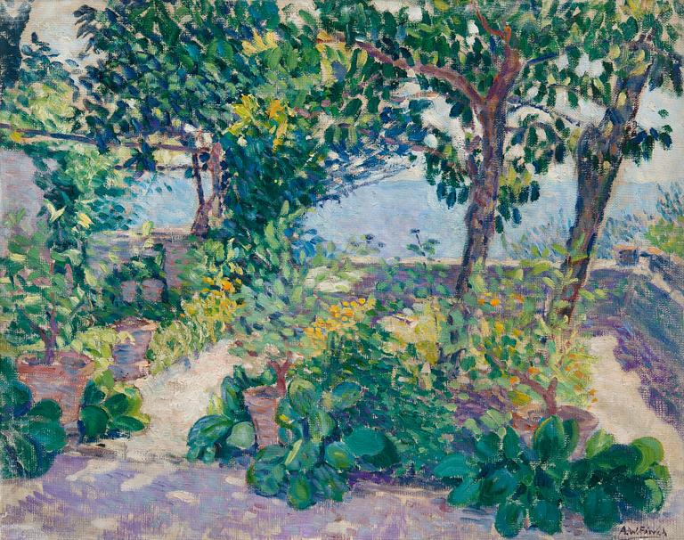 Alfred William Finch, TERRACE IN FIESOLE.