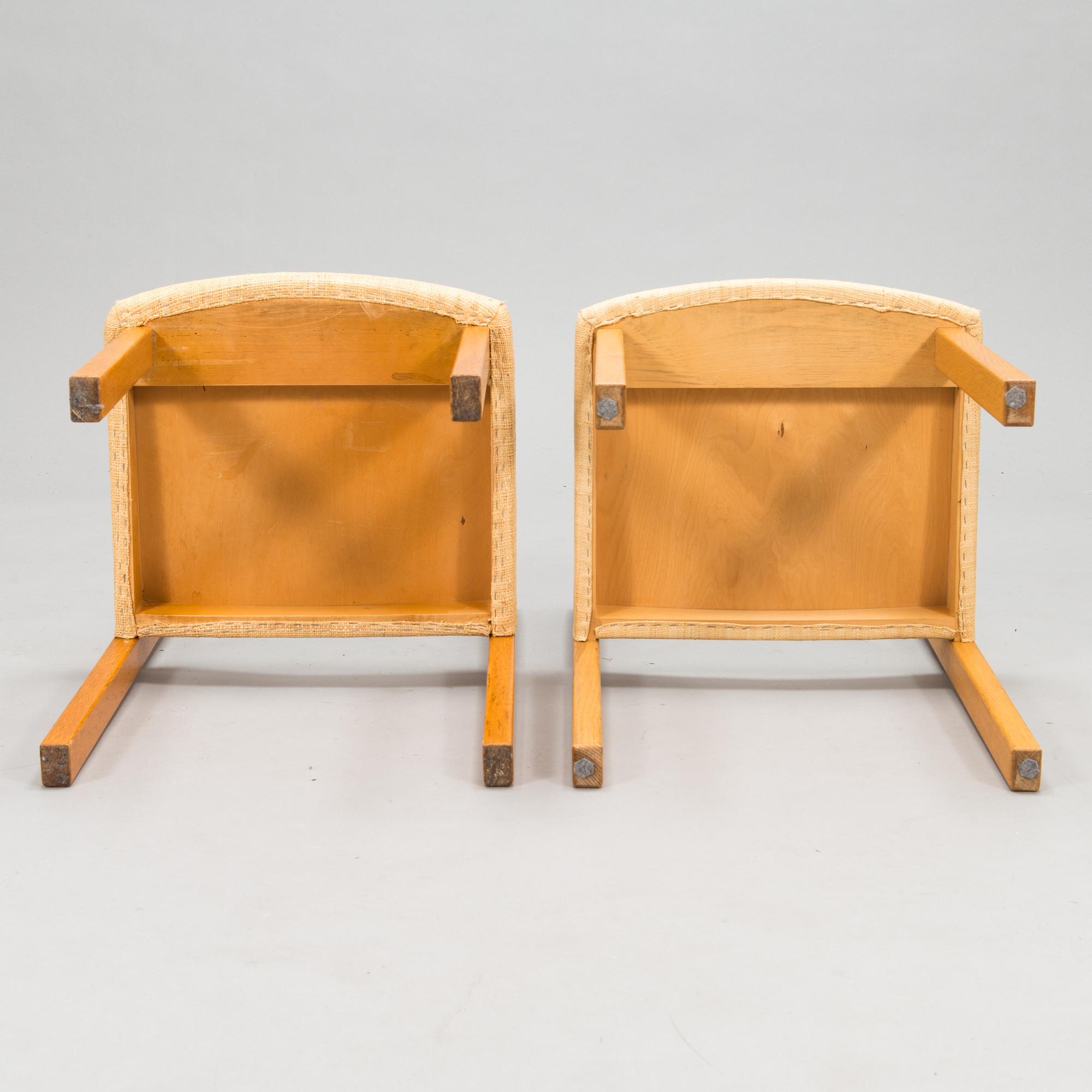 Olavi Hänninen, A set of 10 'Tuomas' dining chairs,  for Huonekalu Mikko Nupponen, Finland 1950s.