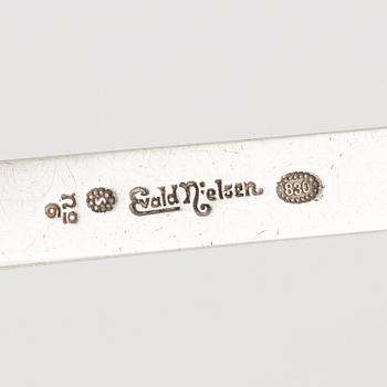 Evald Nielsen, serveringsspade, silver, modellnr 6, Köpenhamn 1920-tal.