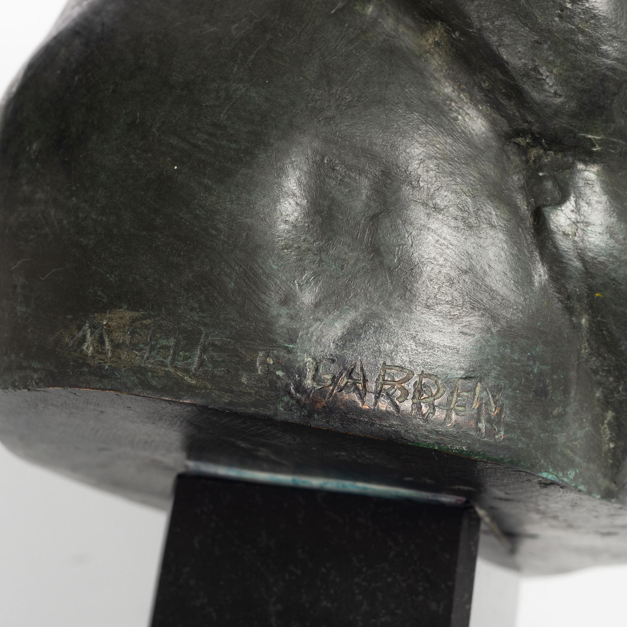 Carl Milles, efter. Skulptur, brons, märkt Millesgården.