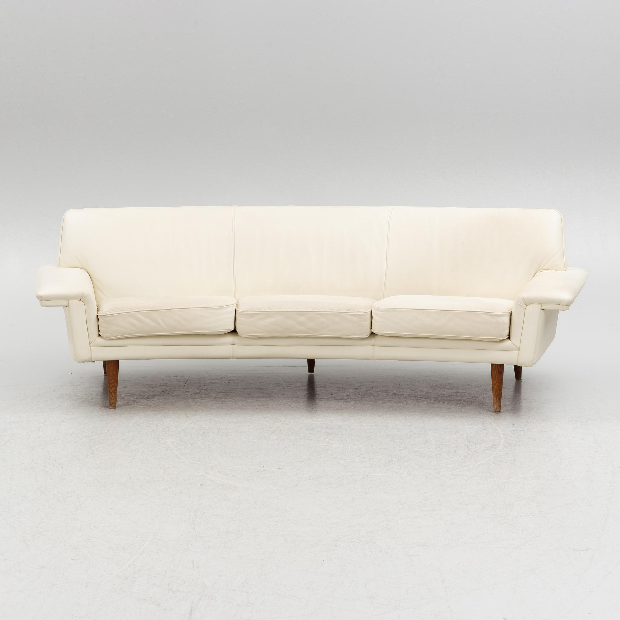 Johannes Andersen, a 'Drott' sofa and an armchair, Trensum, 1960s.