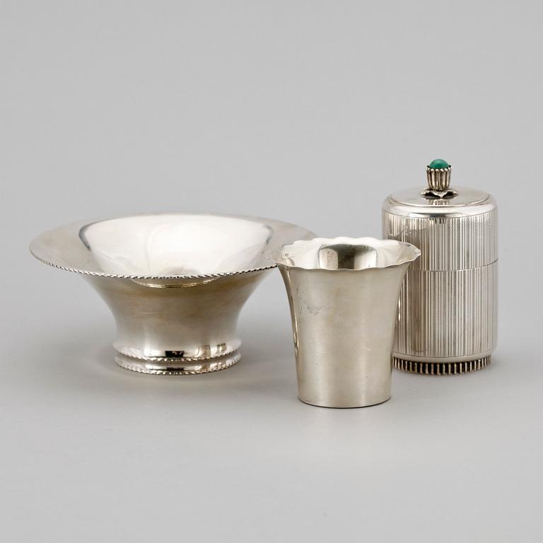 PARTI SILVER, 3 delar. 1900-tal.