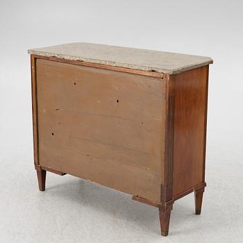 Gustaviansk, Byrå, sengustaviansk, omkring 1800.