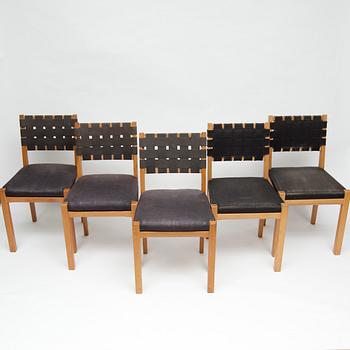STOLAR, 3+6 st, modell 615, Aino Aalto, Artek. Modellen formgiven 1939.