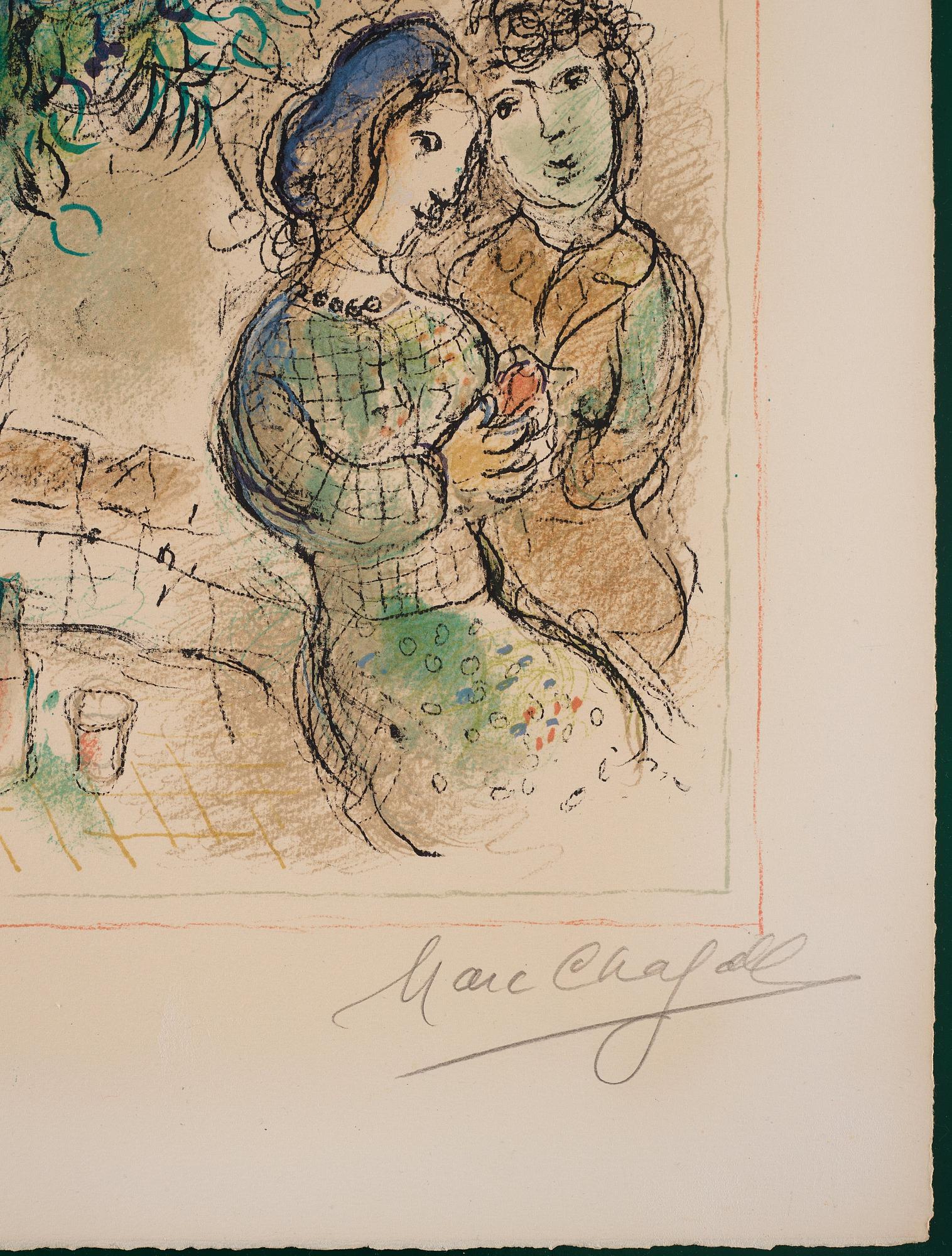 Marc Chagall, "Bouquet multicolore".