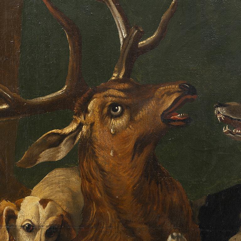 JEAN-BAPTISTE OUDRY, kopia efter, omkring 1800. Olja på duk.