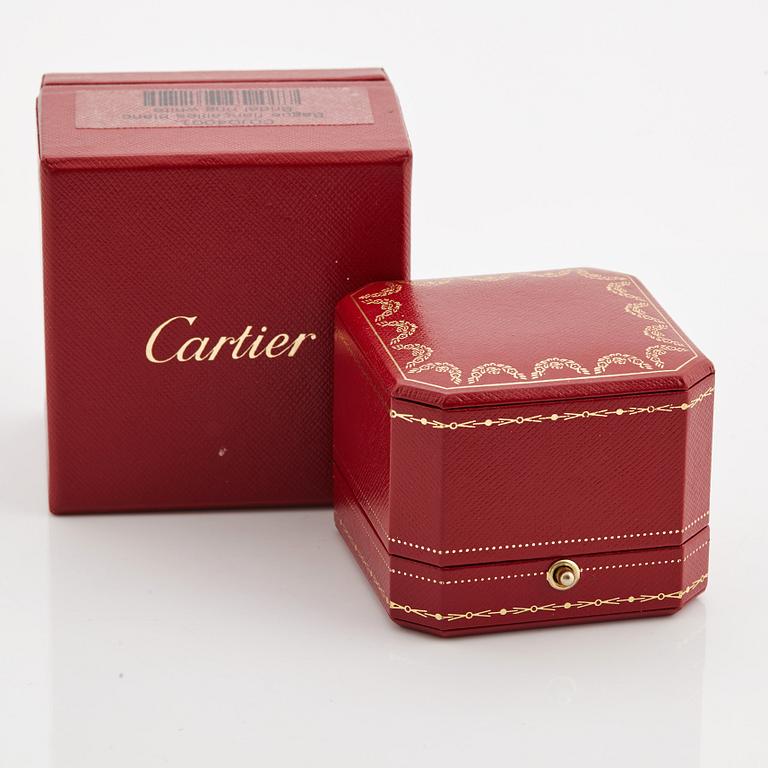 CARTIER, ring med briljantslipade diamanter.