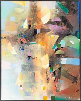 VIKTOR ANDREEV, oil on canvas, signed and dated 89.