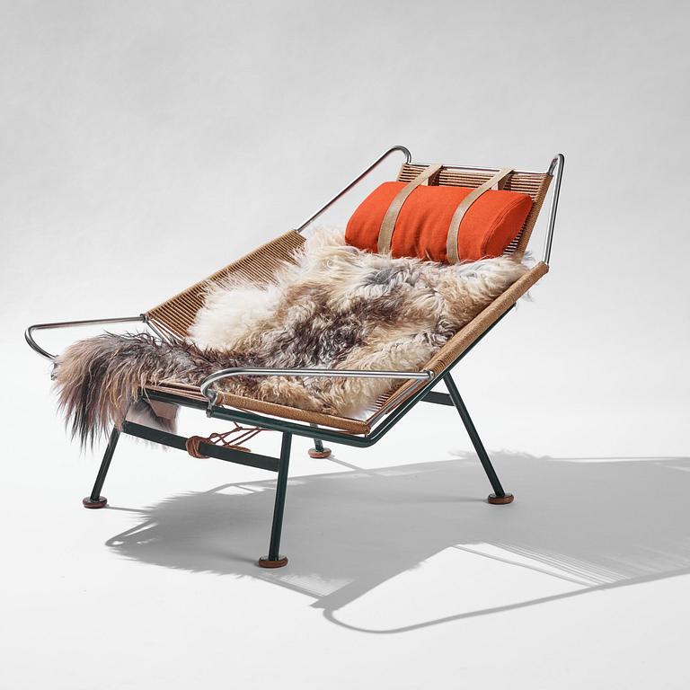 Hans J. Wegner, fåtölj, "Flag Halyard", Getama, Danmark, 1950-60-tal.