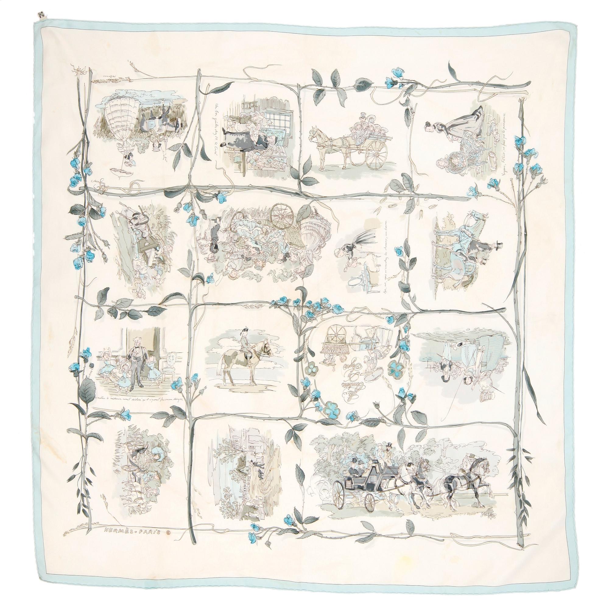 SCARF, Hermès, "La Comtesse de Segur".