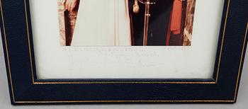 AUTOGRAFER, i tre ramar, bl a Stor-hertigen av Luxembourg.