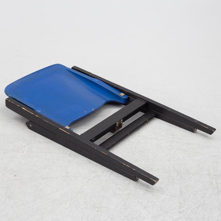 Hans J. Wegner, chairs, 3 pcs, "Politiken", Getama, Denmark.