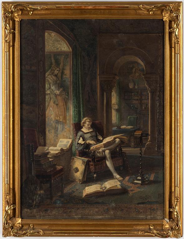 CARL FRIEDRICH HEINRICH WERNER, akvarell, signerad och daterad 1881?.