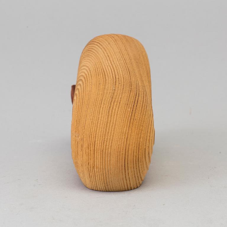 Arne Tjomsland, a wooden sculpture, Norway.