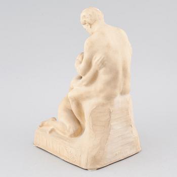 CARL CHRISTIAN CHRISTENSEN, a plaster sculpture, signed and dated 1915.