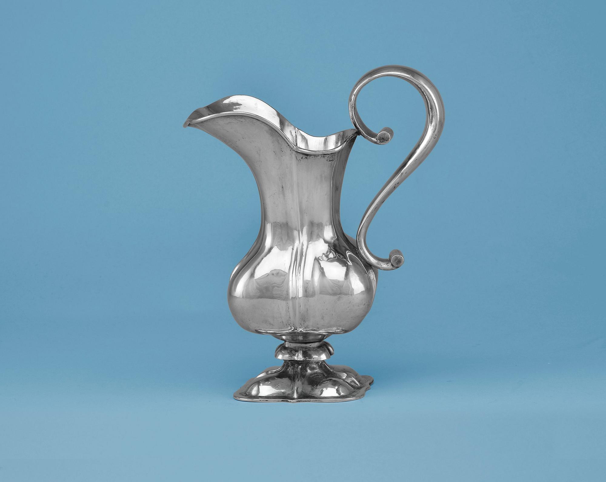 VIINIKANNU, 13L hopeaa Itävalta-Unkari 1850. Paino 429 g.