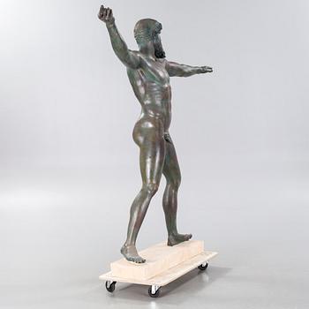 A plaster sculpture, Poseidon of Artemisium or Zeus of Artemisium, second half of the 20th century.