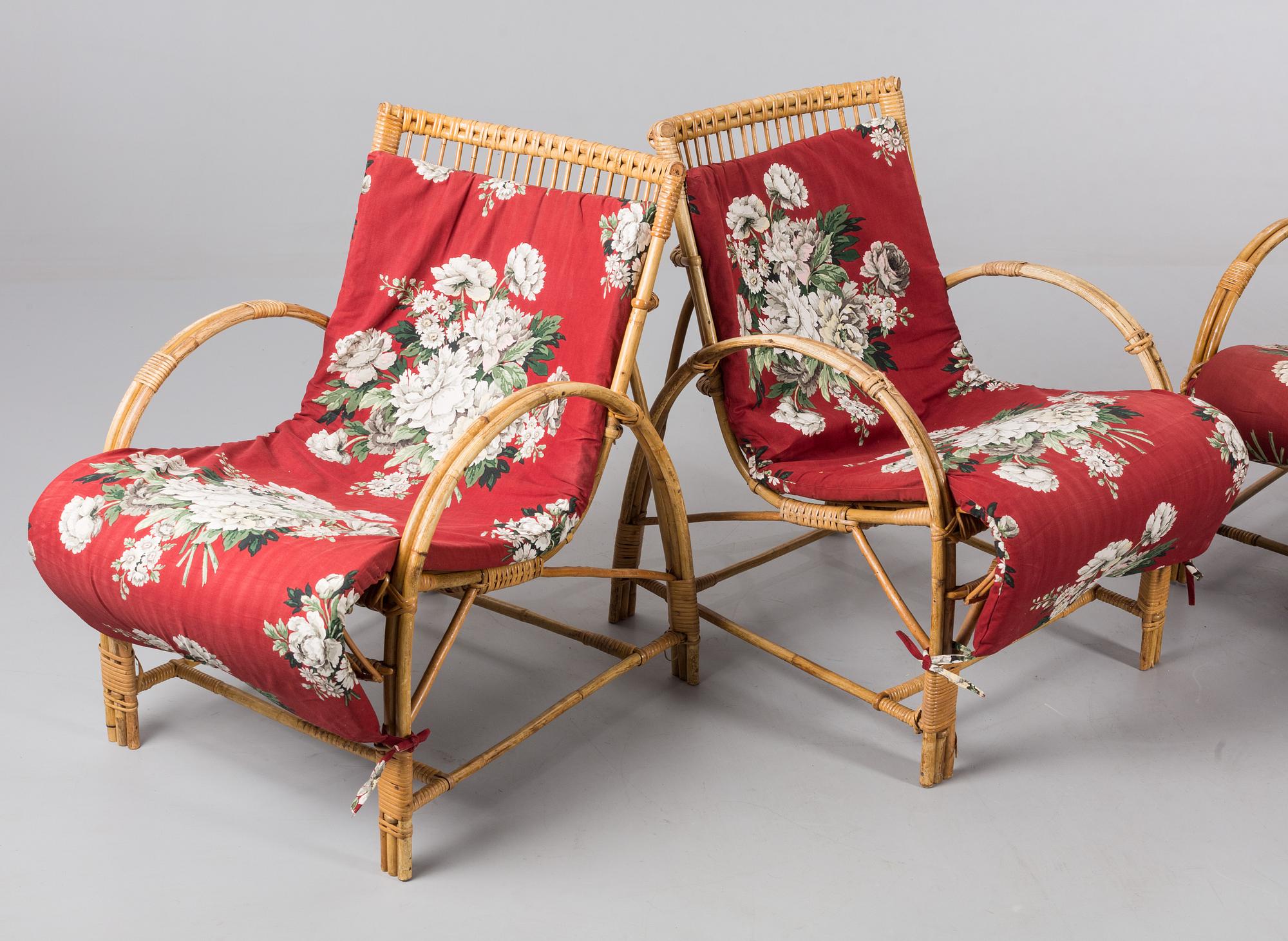 SOFFGRUPP, rotting, 3 delar, 1900-talets mitt.