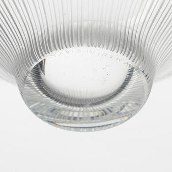 Tapio Wirkkala, skål samt vas, glas, "Kantarelli", Iittala, Finland.