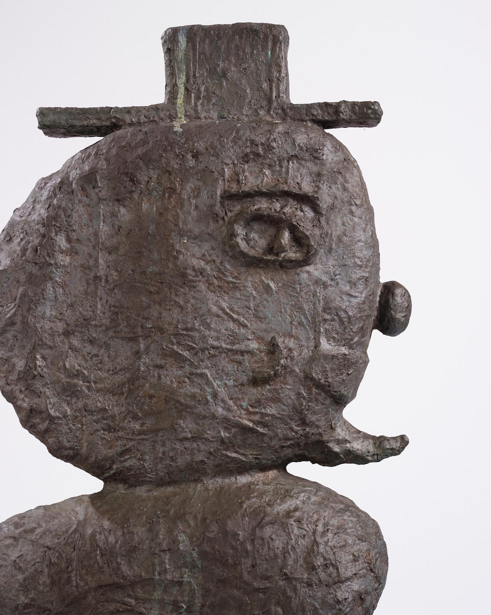 Donald Baechler, ”Man with Hat”.