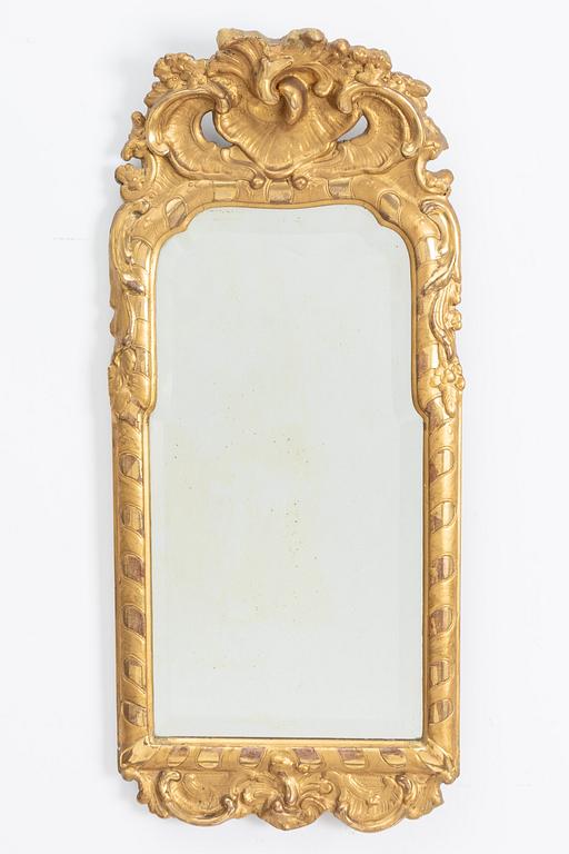 Mirror, Stockholm, second half of the 18th century, Rococo.