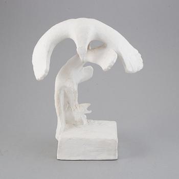 Jussi Mäntynen, a plaster sculpture, signed J. Mäntynen and dated 1959.