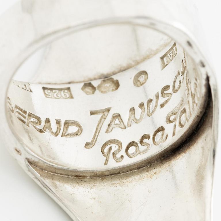 Rosa Taikon and Bernd Janusch, ring, silver, Stockholm.