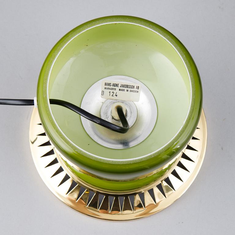 Hans-Agne Jakobsson, a pair of 'B124' table lamps, Markaryd, second half of the 20th century.