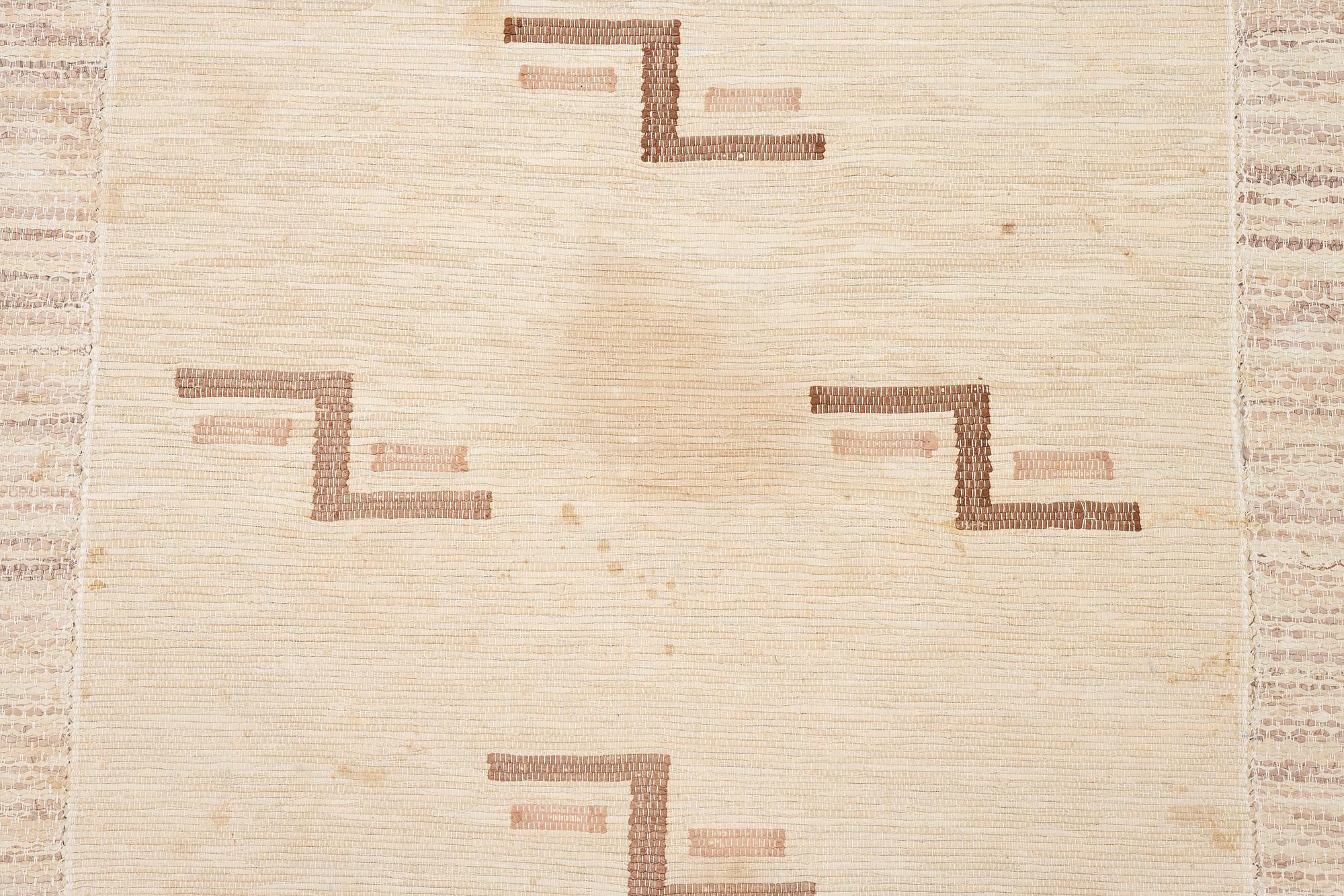 A 1920''s Swedish rag rug, c. 445 x 198 cm.