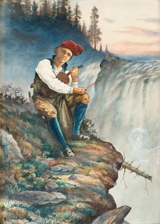 Johan Tirén, The evil spirit by the water.