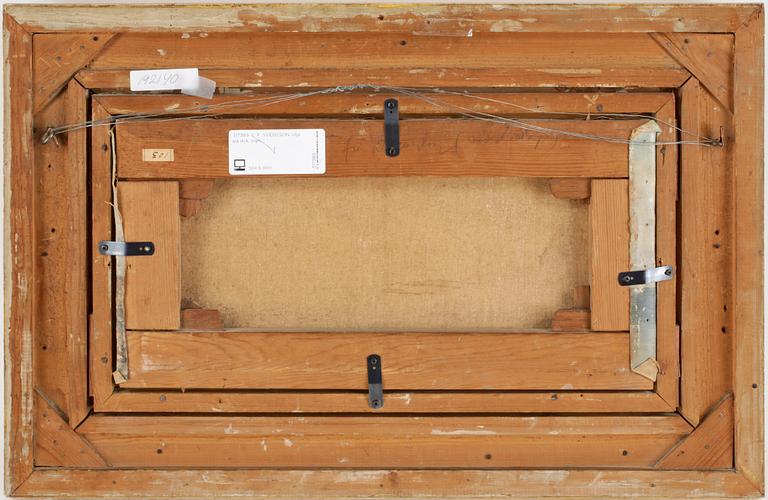 C. F. SVENSSON, olja på duk, sign.