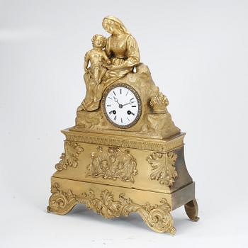BORDSPENDYL, senempire/nyrokoko, omkring 1800-talets mitt.