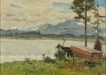 Olof Arborelius, Mountain Landscape.