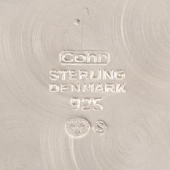 Three pieces silver coffe service,