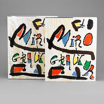 BÖCKER, 2 st, "Miró graveur I, 1928-1960" samt "Miró graveur II, 1961-1973".