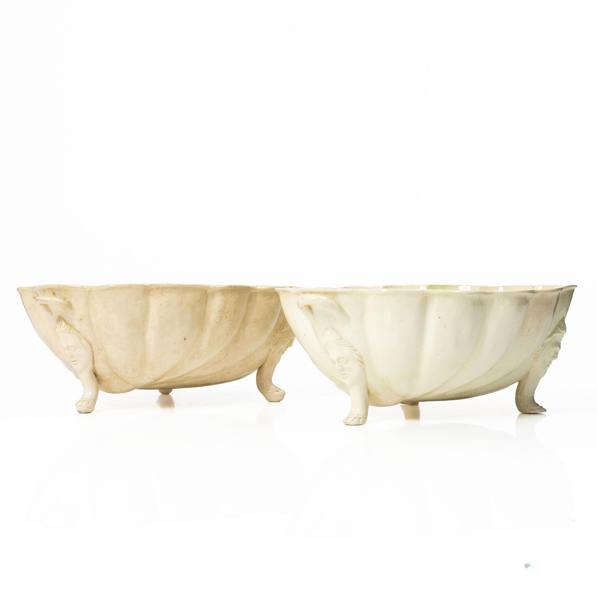 A pair of moulds, England, 19th Century.