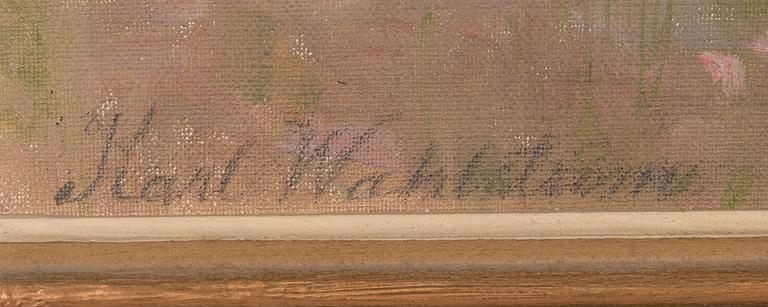 Karl Wahlström, oil on canvas, signed.