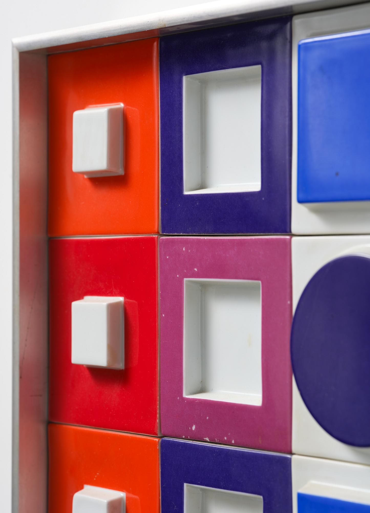 Victor Vasarely, a relief, Rosenthal Studio Linie, Germany.