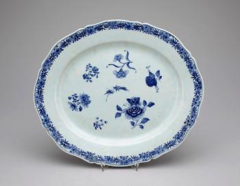 STEKFAT, kompaniporslin. Qing dynastin, Qianlong (1736-95).