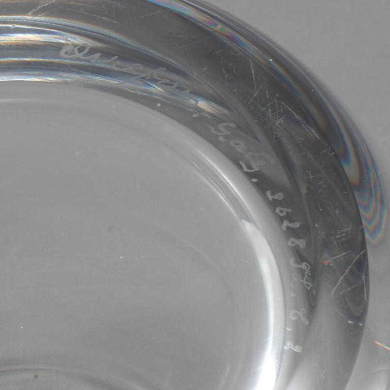 VAS, glas, Simon Gate, Orrefors, signerad.
