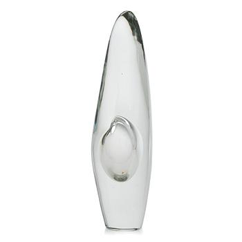 Timo Sarpaneva, Glass sculpture 'Orchid', signed Timo Sarpaneva Iittala -54.