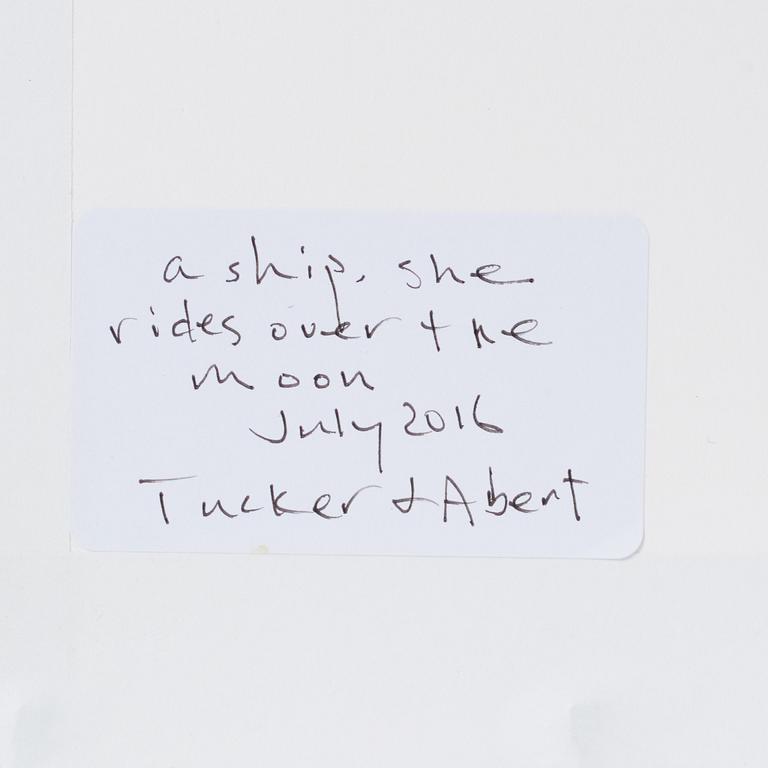 W Tucker, "A ship, she rides over the moon".