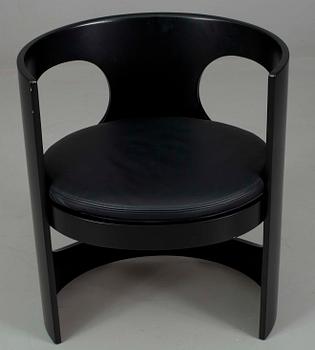 STOL, trä, skinn, "Prepop", Arne Jacobsen för Asko.