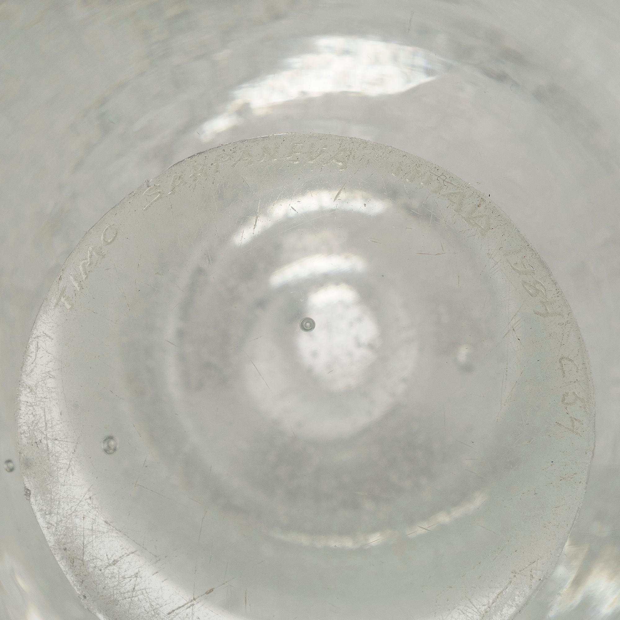 Timo Sarpaneva, glasskulptur, "Claritas", signerad Timo Sarpaneva Iittala 1984 C54.