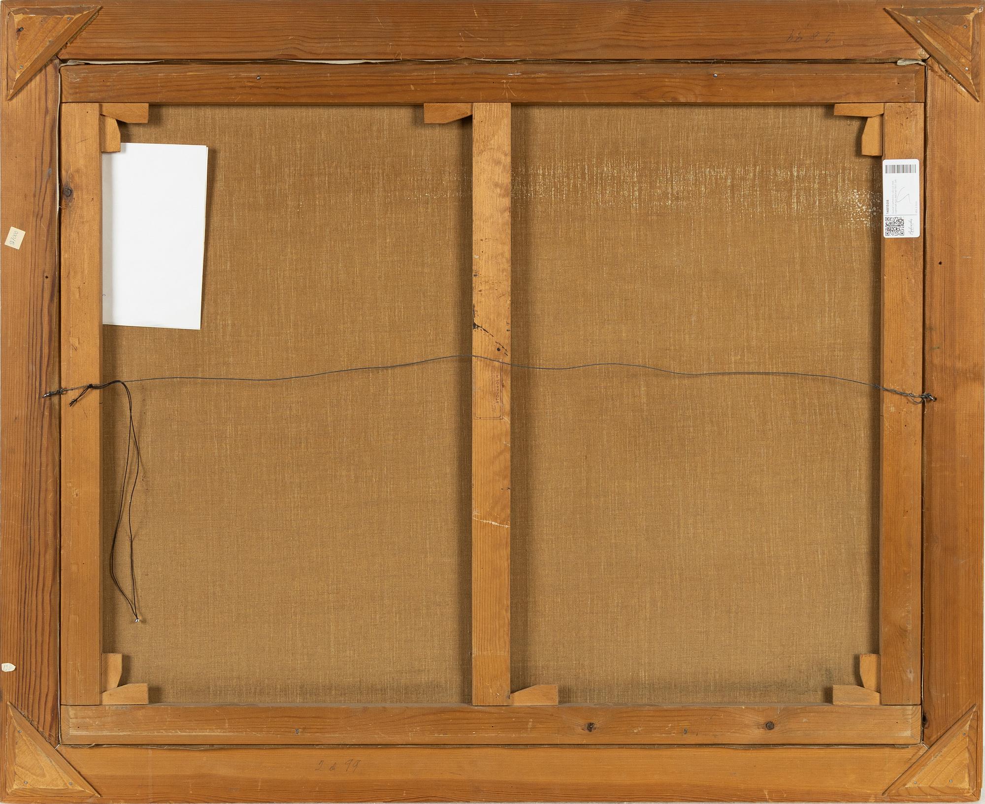 Gustaf Carlström, olja på duk, signerad och daterad 1937.