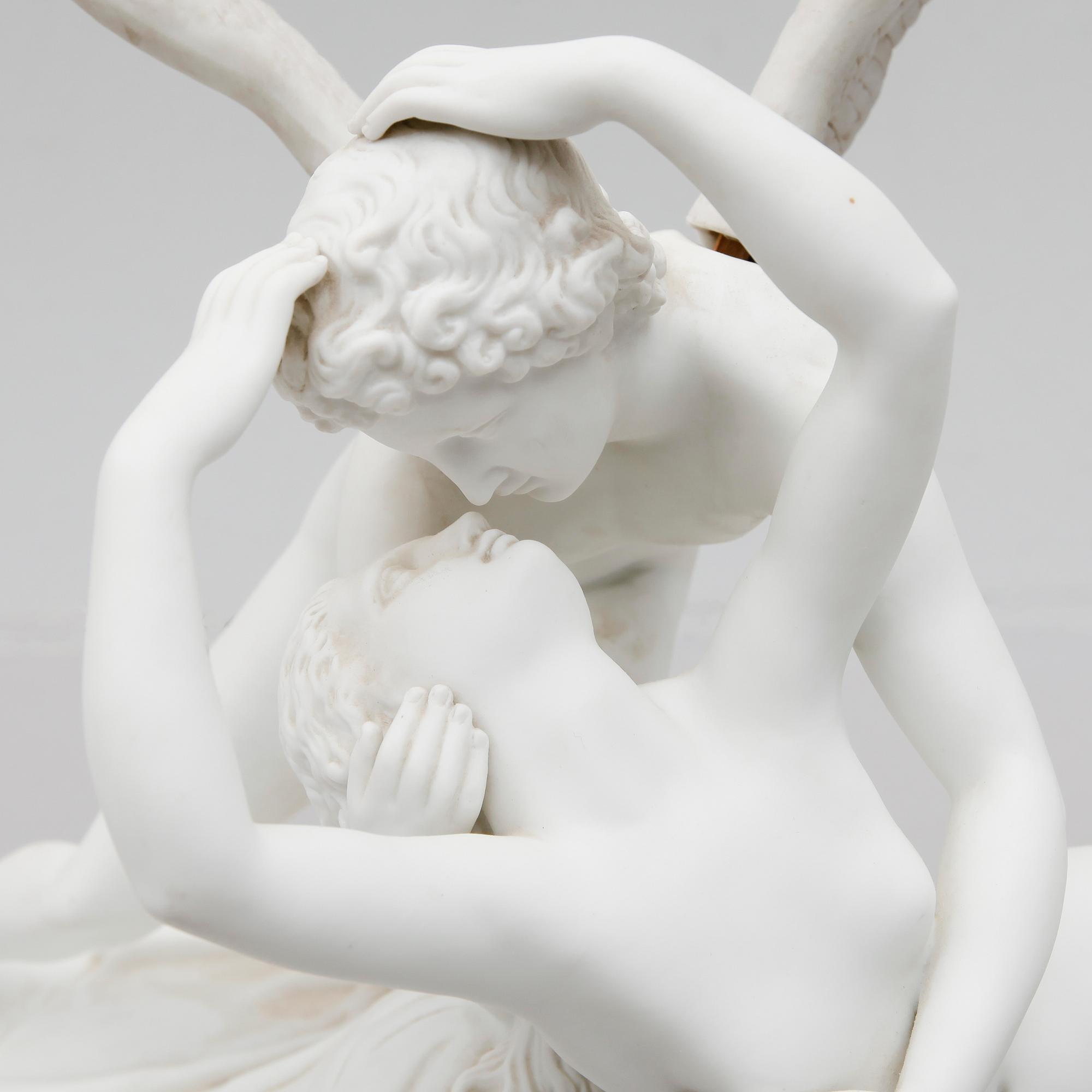 FIGURGRUPP, parian, 1900-talets första hälft.