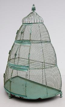 FÅGELBUR, metall, 1900-/2000-tal.
