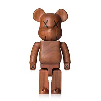 488. KAWS, 400% BE@RBRICK Wood BWWT.