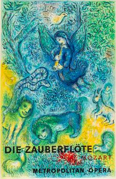 Marc Chagall, efter, "Die Zauberflöte".